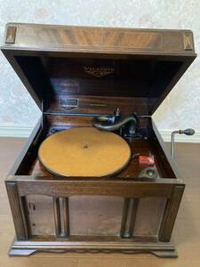 名機　Victrola VVI-90 動作品！SP盤15枚付！