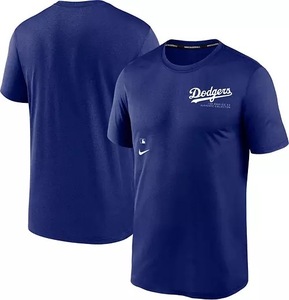 【USサイズ M】 MLB ロサンゼルス ドジャース Nike Men's Los Angeles Dodgers Royal Authentic Collection Early Work Tシャツ