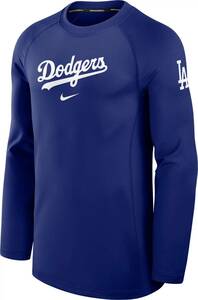 [US размер S] NIKE Nike long T мужской doja-sLos Angeles Dodgers Royal Authentic Collection игра для внутренний 