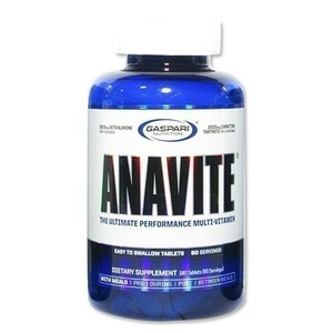 送料無料！発送補償！追跡可！期限は2027年以降の長い物！アナバイト ANAVITE　180錠　ギャスパリ ニュートリション マルチビタミン 