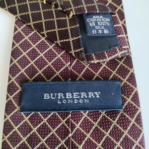 BURBERRY (バーバリー)ネクタイ124写真のようにダメージのある商品になります。