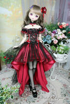 *DDP dress set-A cheery mood-Red wine_画像6