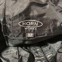 HORN WORKS ホーンワークス レザーパンツ 牛革 サイズ32 ブラック バイカーパンツ_画像8