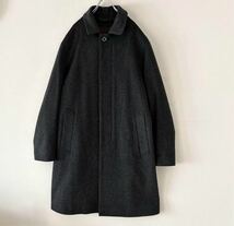 【美品】MACKINTOSHマッキントッシュダンケルドウールカシミヤステンカラーコート 40L_画像3