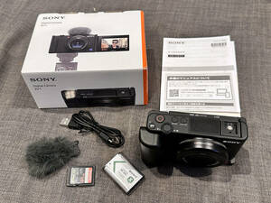 SONY ソニー VLOGCAM ZV-1 ボディ ブラック 24-70mm F1.8-2.8 ズームレンズ Vlog用 コンパクトデジタルカメラ