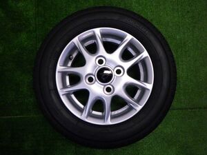 ★COMS ZAD-TAK30 トヨタ車体 コムス 超小型電気自動車★1本 145/70R12 トヨタ 純正 アルミ 100 4H 12インチ4.00B +35 中古 ホイール