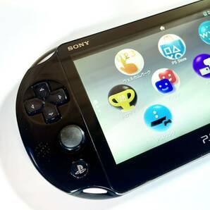 動作品 SONY PSVITA PCH-2000 本体 ピーエス ビータ ヴィータ PlayStation プレイステーション PS Vita BLACK ブラックの画像3