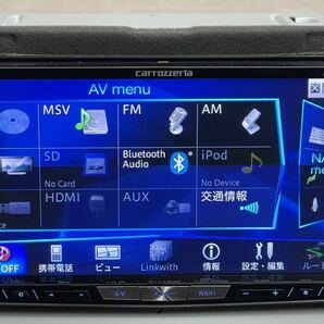 動作品 Carrozzeria カロッツェリア AVIC-ZH0007 HDD サイバーナビ 地デジフルセグTV/DVD/CD/Bluetooth/HDMI 2013年(C82)の画像4