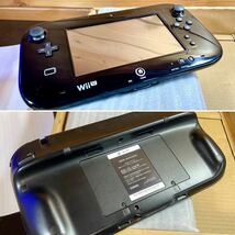 送料無料 動作品 任天堂 Nintendo WiiU Wii U 本体 WUP-101 GamePad WUP-010 Premium Set プレミアムセット 32GB クロ 箱付き_画像5