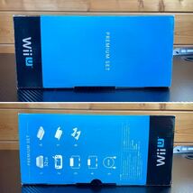 送料無料 動作品 任天堂 Nintendo WiiU Wii U 本体 WUP-101 GamePad WUP-010 Premium Set プレミアムセット 32GB クロ 箱付き_画像9