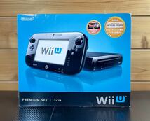 送料無料 動作品 任天堂 Nintendo WiiU Wii U 本体 WUP-101 GamePad WUP-010 Premium Set プレミアムセット 32GB クロ 箱付き_画像8