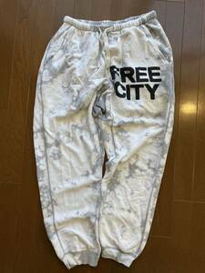 FREECITYブリーチスウェットパンツ /XL/フリーシティ