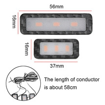 インテリアドアハンドルライト1p全6色 ライト インテリア 車内 車 LED イエロー レッド ブルー パープル ホワイト アイスブルー_画像6