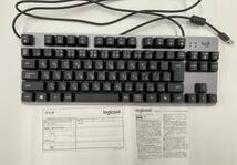 logicool TKL MECHANICAL K835 ロジクール　有線メカニカルキーボード　青軸_画像4