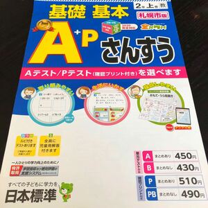 2112 基礎基本A＋Pさんすう ２年 日本標準 算数 小学 ドリル 問題集 テスト用紙 教材 テキスト 家庭学習 計算 過去問 ワーク 勉強 非売品