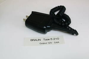 BRAUN ブラウン　充電器 ACアダプター　TYPE 5210 ■jhc12