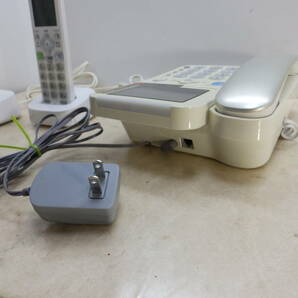 SHARP/シャープ デジタルコードレス電話機 子機1台付き 迷惑電話対策機能搭載 あんしんテレフォン JD-AT81CW モジュラーケーブル2m付 中古の画像4