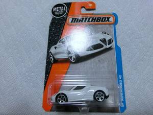  Matchbox Alpha Romeo 4C white 