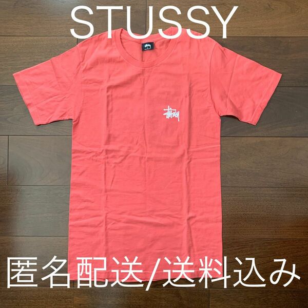 STUSSY ステューシー Tシャツ ピンク ローズ ビッグロゴ SS link