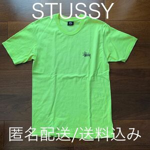 STUSSY ステューシー Tシャツ 黄緑 ショーンフォント ビッグロゴ ラスタ ワールドツアー SS link