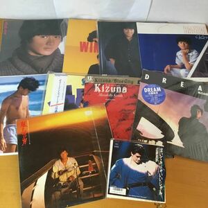 ☆ F08☆ 近藤真彦 LP レコード シングルレコード 10点まとめて 中古 マッチ ギンギラギン DREAM 絆 など 中古