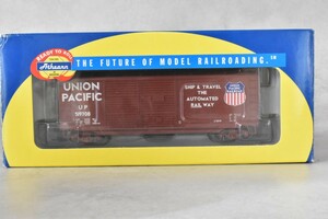 アサーン HOゲージ 70889 Union Pacific 40'Double Door Box Car 519708 鉄道模型　(No.3)