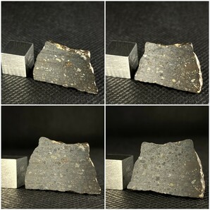 CV3 炭素質 隕石 NWA10235 メテオライト 2.3g コンドライト モロッコ 天然石 宇宙由来 パワーストーン 原石 鉱物標本 スライス品の画像6