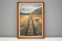 etc116 展示極美品『The Railway Track』A3サイズ+ACME FURNITURE(アクメファニチャー) WARNER PHOTO FRAME(ワーナー フォト フレーム)_画像1