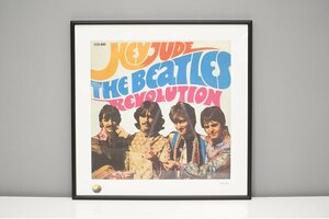 etc117 展示美品 THE BEATLES(ビートルズ)「HEY JUDE/REVOLUTION」額装 限定400部リトグラフ 版画