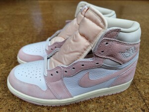 NIKE WMNS AIR JORDAN 1 RETRO HI OG 新品 未使用品 ATMOSPHERE 27.5cm US10.5 ナイキ ウィメンズ エアー ジョーダン FD2596-600 黒タグ