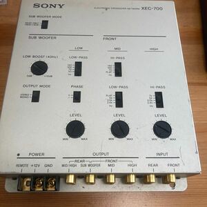 ソニー　デジタルクロスオーバー　xec-700 動作保証　劇レア