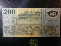 スリランカ 記念ポリマー 1998年 200Rupees 並品＋_画像2