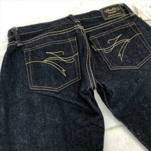 THE FLAT HEAD フラッドヘッド タグ付き BJ-3 BALDER JEANS バルダー タイトストレート ジーンズ 赤耳 SIZE:25 レディース LH632024021114_画像7