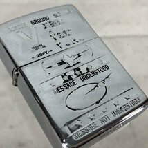 ZIPPO ジッポ 1994年製 ALPHA 航空機 搭乗員レスキュー 両面加工 オイルライター MU632024022726_画像6