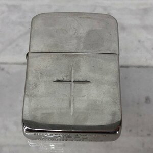 ZIPPO ジッポ 2002年製 シリアルNO有 ブライトクロス リミテッド ラウンドコーナー レプリカ オイルライター MU632024022128