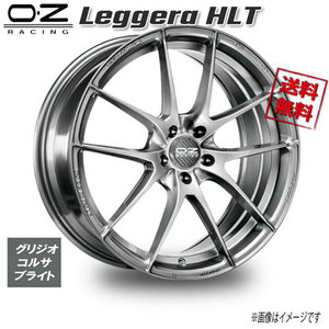 OZレーシング OZ Leggera HLT レッジェーラ グリジオコルサブライト 18インチ 5H112 8J+48 4本 75 業販4本購入で送料無料