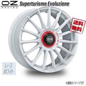 OZレーシング OZ Superturismo Evoluzione レースホワイト 18インチ 5H114.3 8J+45 4本 75 業販4本購入で送料無料