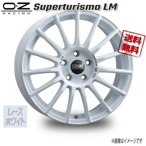 OZレーシング OZ Superturismo LM レースホワイト 18インチ 5H114.3 8J+45 4本 75 業販4本購入で送料無料