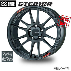 ENKEI エンケイ GTC01RR マットダークガンメタリック 18インチ 5H120 11J+30 1本 72.5 業販4本購入で送料無料