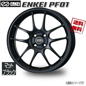 ENKEI エンケイ PF01 マットブラック 16インチ 4H100 7J+43 1本 75 業販4本購入で送料無料