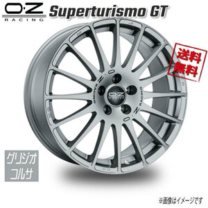 OZレーシング OZ Superturismo GT グリジオコルサ 19インチ 5H114.3 8J+45 4本 75 業販4本購入で送料無料
