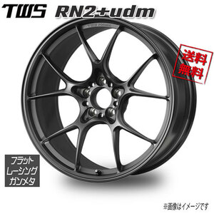 TWS TWS RN2+udm フラットレーシングガンメタ 20インチ 5H114.3 11J+20 1本 66.1 業販4本購入で送料無料