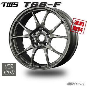 TWS TWS T66-F グロスガンメタ 18インチ 5H100 9.5J+45 1本 56 業販4本購入で送料無料