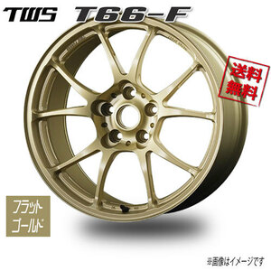 TWS TWS T66-F フラットゴールド 19インチ 5H112 10.5J+31 4本 66.5 業販4本購入で送料無料