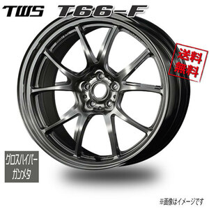 TWS TWS T66-F グロスハイパーガンメタ 19インチ 5H108 11J+28 4本 67 業販4本購入で送料無料