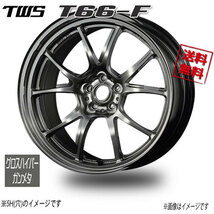 TWS TWS T66-F グロスハイパーガンメタ 16インチ 4H100 6.5J+45 4本 54 業販4本購入で送料無料_画像1