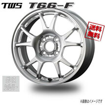 TWS TWS T66-F グロスシルバー 15インチ 4H100 7J+35 1本 67 業販4本購入で送料無料_画像1