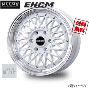 ESSEX ESSEX ENCM ホワイト 16インチ 6H139.7 6.5J+38 4本 106.2 業販4本購入で送料無料