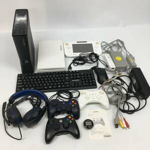 【まとめ】現状品 ゲーム 本体 アクセサリー セット / XBOX 360 WiiU Logicool GALLERIA コントローラー キーボード ヘッドセット