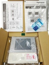 未使用　美品　パナソニック　カメラ付　ドアホン　インターホン　WQH500WK　親機　住まいるサポS型　WQD872B　露出型_画像2